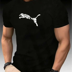 Fashion New 3D Printed T Shirts for Men Summer Casual Round Neck Tops Classic Solid Color T-shirts