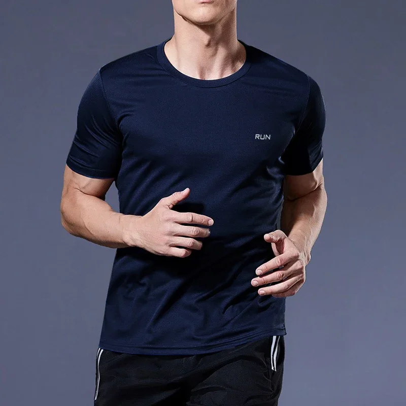 Summer Sport Gym t Shirt Men Quick Dry Running Bodybuilding Shirts Men Short Sleeve Fitness Tops Oversized Brazil t-Shirt Jersey - Image 2