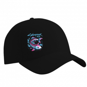 Cyberpunk Koi Fish Futuristic Design Hat