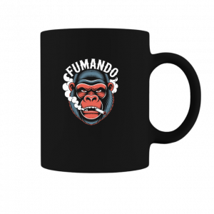 Fumando Gorilla Smoking Cigar Illustration Mug