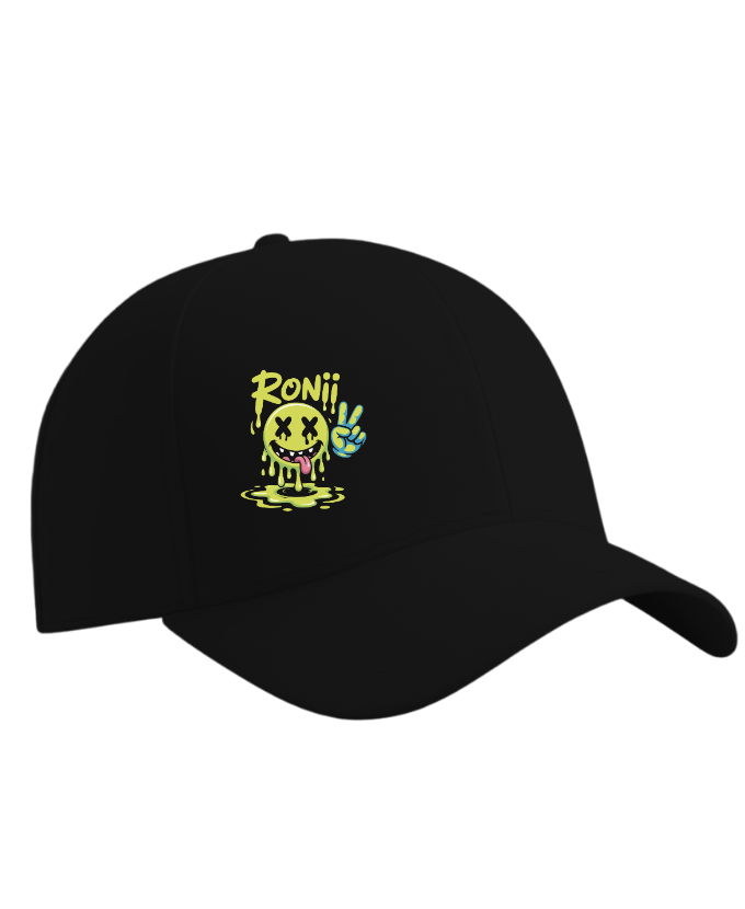 Roni Slime Smiley Face Streetwear Design Hat