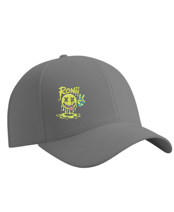 Roni Slime Smiley Face Streetwear Design Hat - Image 3
